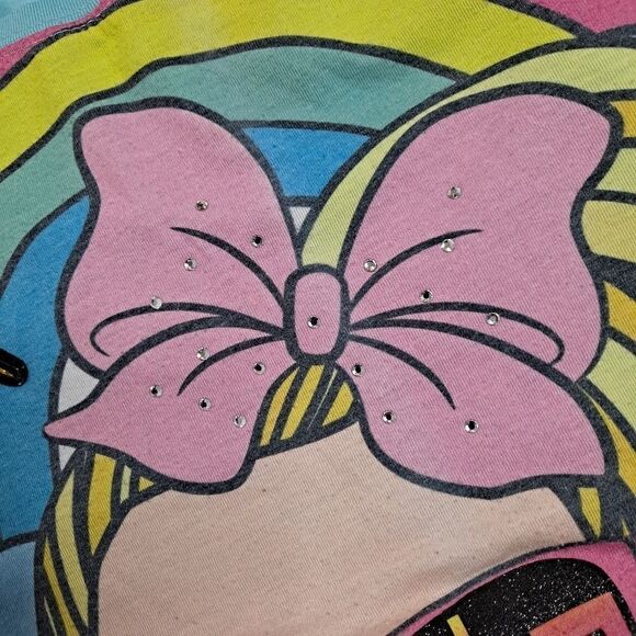 Jojo Siwa Tee Multicolored Pastel XLarge ((14-16) (Girls) - Picture 3 of 4